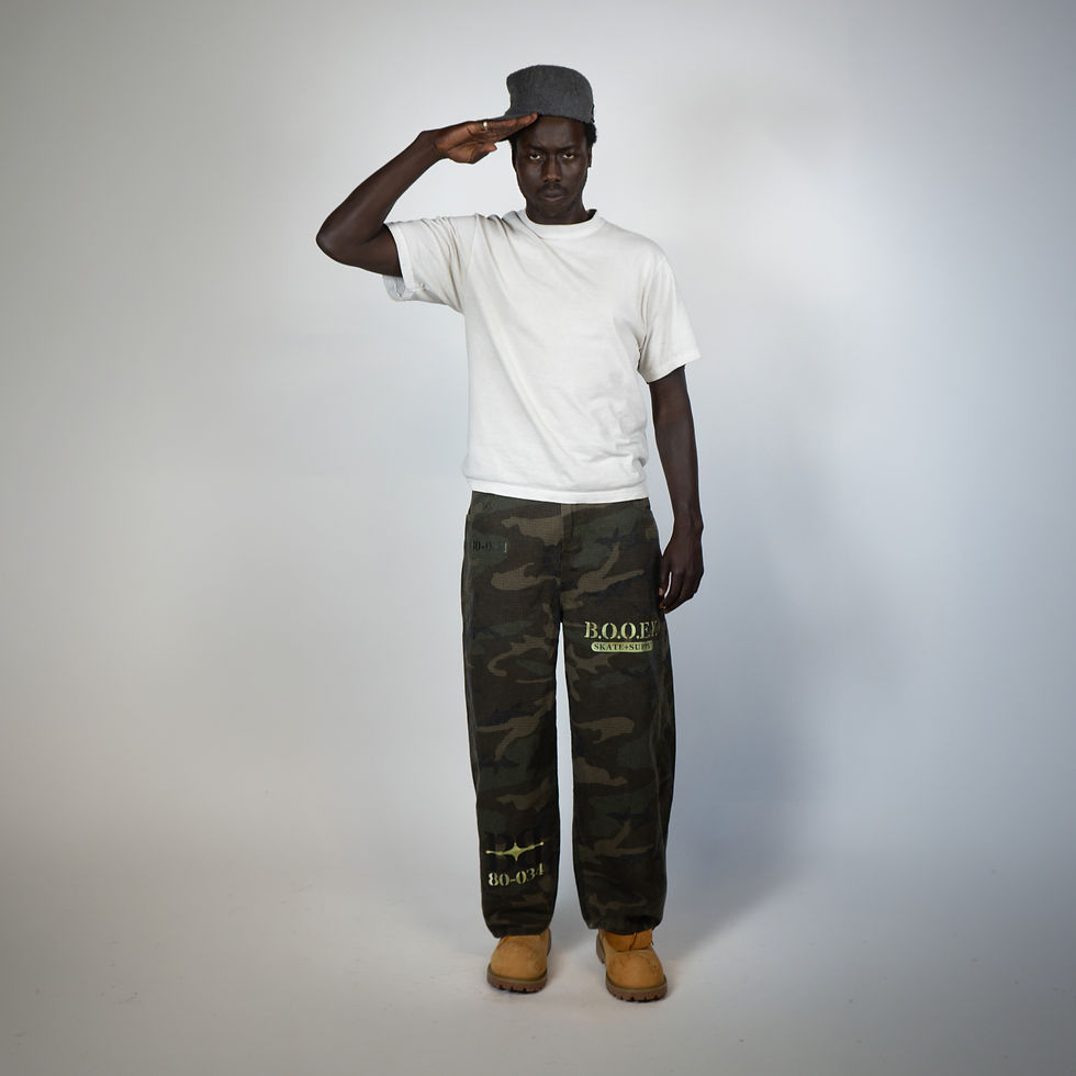 Thumbnail: BOOEY BAGGY CAMO PANTS