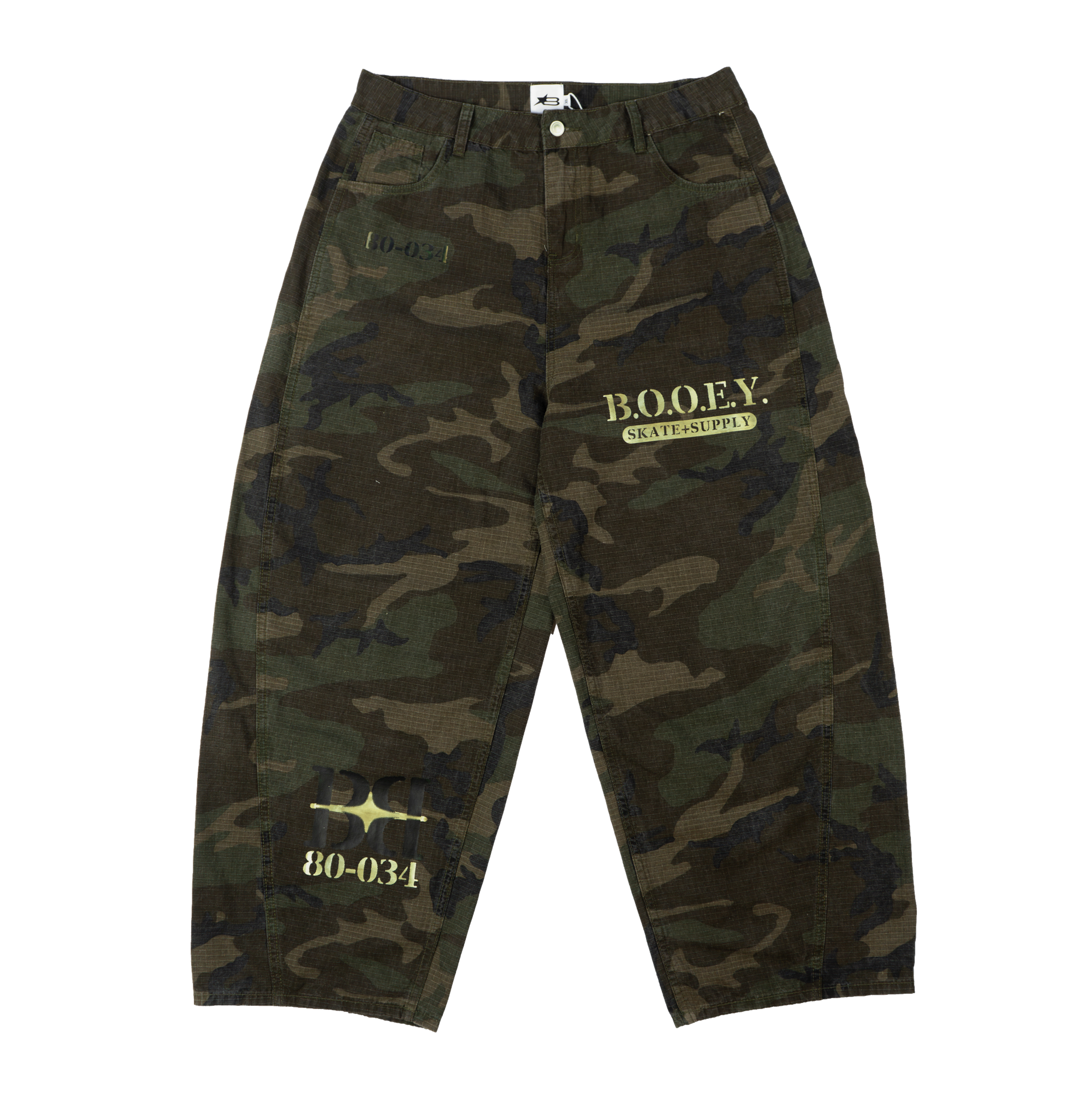 BOOEY BAGGY CAMO PANTS