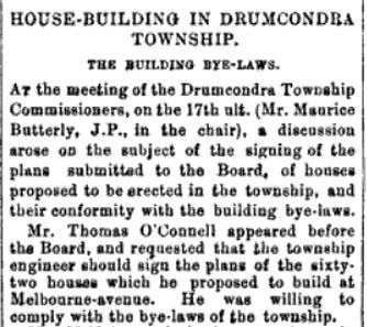 Houses for Drumcondra.