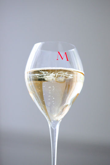 Flûte de champagne en gros plan, photo élégante.