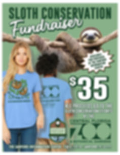 Sloth Fundraiser T-Shirt