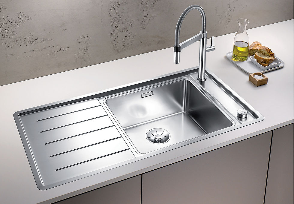 Thumbnail: Blanco Andano XL 6 S-IF St Steel Single Bowl Sink 522999/523000