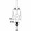 Thumbnail: Blanco Jandora Twin Lever Monobloc Stainless Steel Mixer Tap -526704
