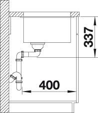 Thumbnail: Blanco Subline 800-U Silgranite Undermount Sink Choice of Colour