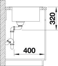 Thumbnail: Blanco Andano XL 6 S-IF St Steel Single Bowl Sink 522999/523000