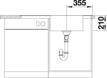 Thumbnail: Blanco Andano XL 6 S-IF St Steel Single Bowl Sink 522999/523000