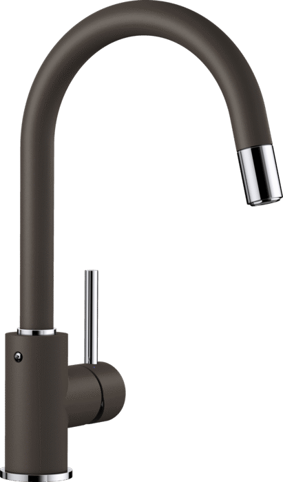 Thumbnail: Blanco Mida-S Single Lever Mixer Tap with Pull Out - Silgranit Colours
