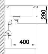 Thumbnail: Blanco Andano 450-IF Inset Sink  522961