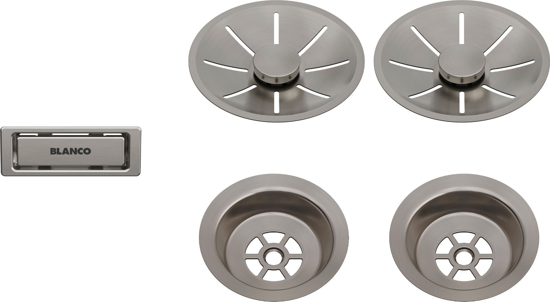 Blanco Infino Outlet Set for Silgranite Double Bowl Sink