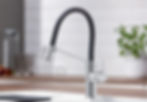 Thumbnail: Blanco Viu-S Single Lever Tap with Flexible Shower Hose & Changeable Hose Covers