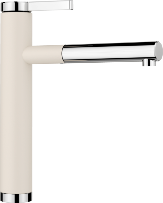 Thumbnail: Blanco Linee-S Top Lever Tap with Pull Out Nozzle Silgranite Colours