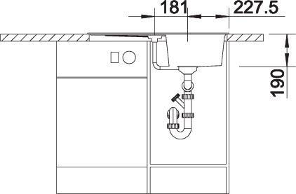Thumbnail: Blanco Zia 45S Single Bowl Inset Sink Silgranite Choice of Colour
