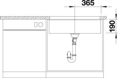 Thumbnail: Blanco Subline 700-U Silgranite Undermount Sink Choice of Colour