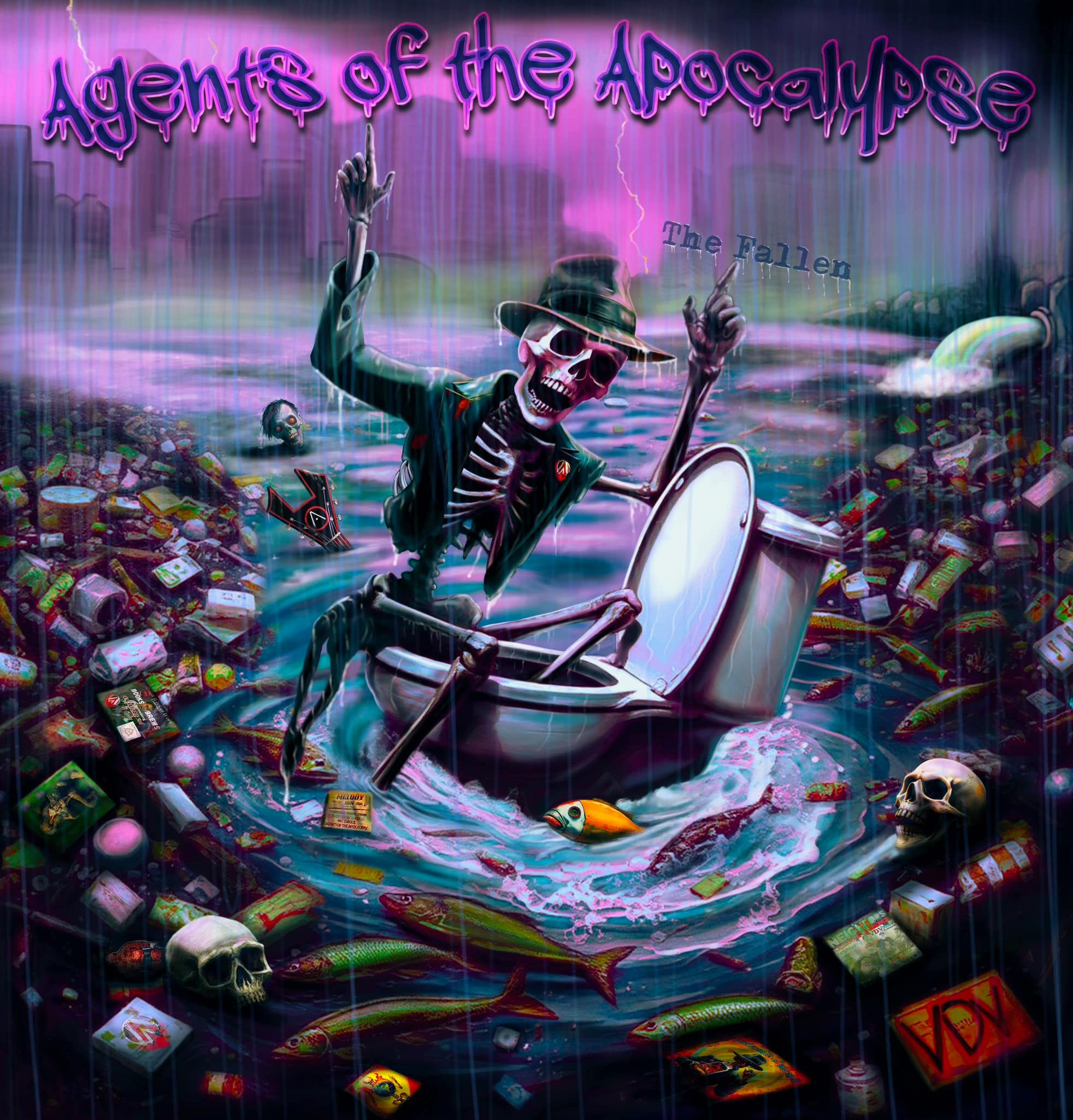 Example Only (3):  Graphic Design Band Album/Song Covers