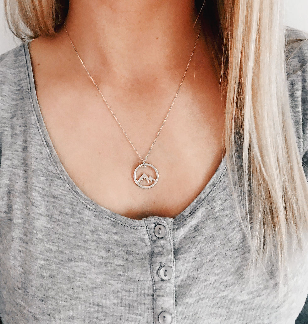 Thumbnail: Silver Mountain Necklace