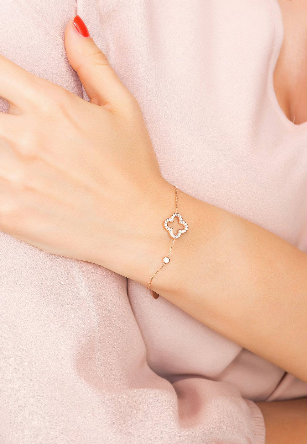 Thumbnail: Open Clover Bracelet