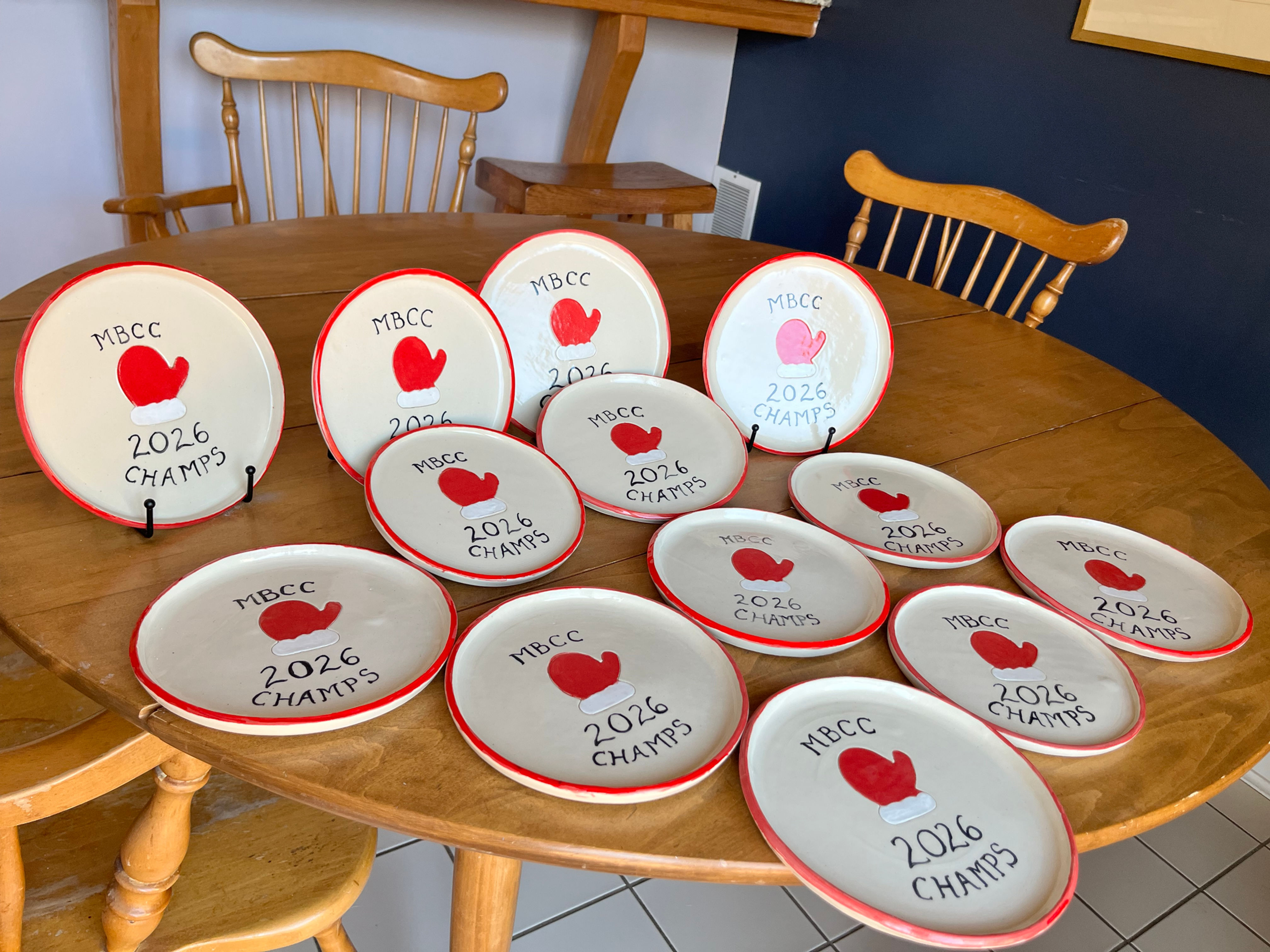 Customized Handmade Plates as Trophies