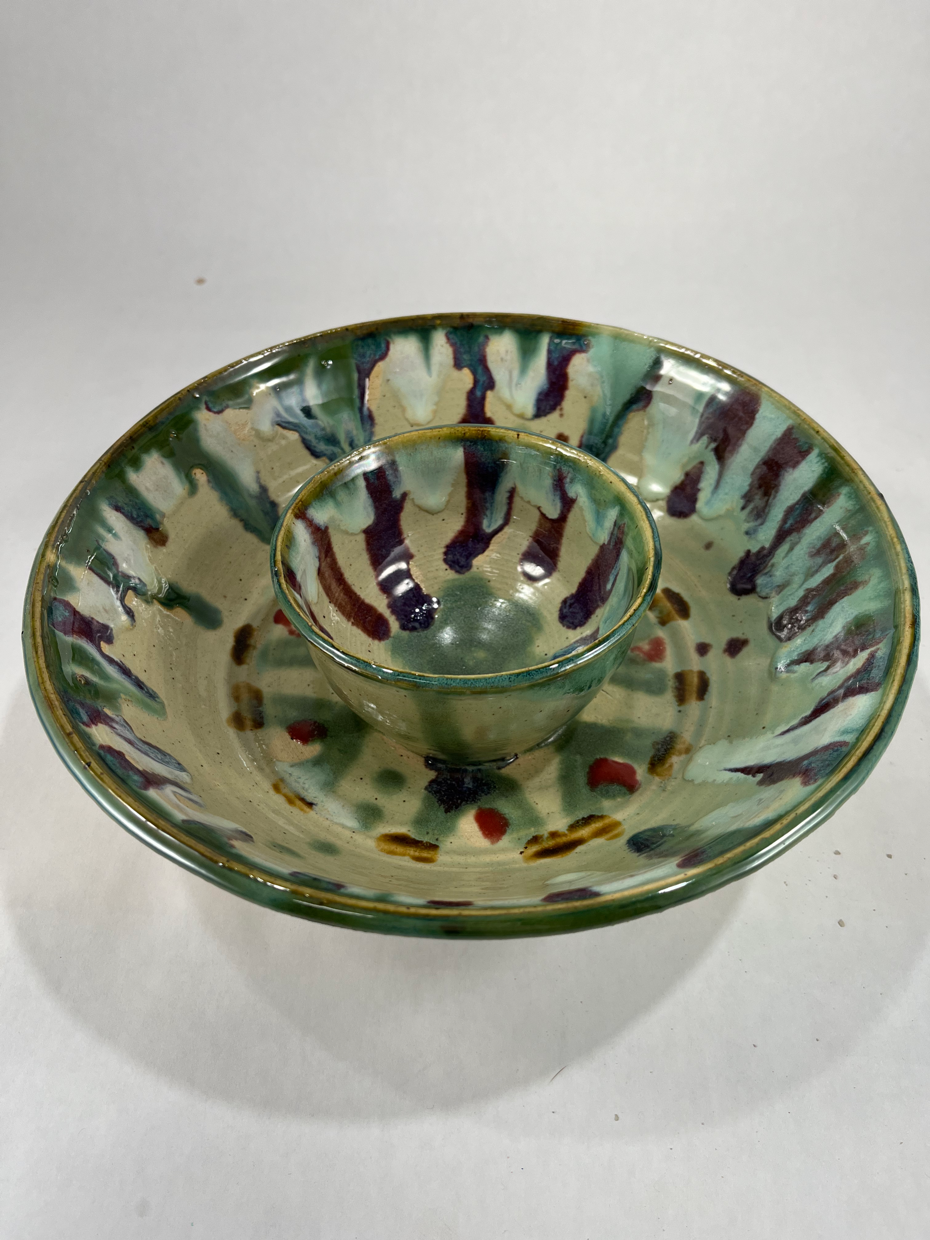 Whimsical Chips and Dip bowl