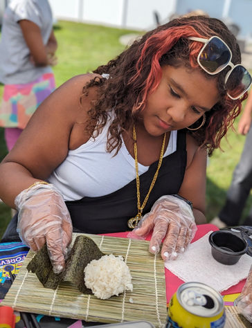 Private sushi-making classes in Connecticut by The Sushi Class, featuring hands-on workshops, chef guidance, and fun group experiences.