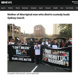ABC Live blog covering #BLM rally