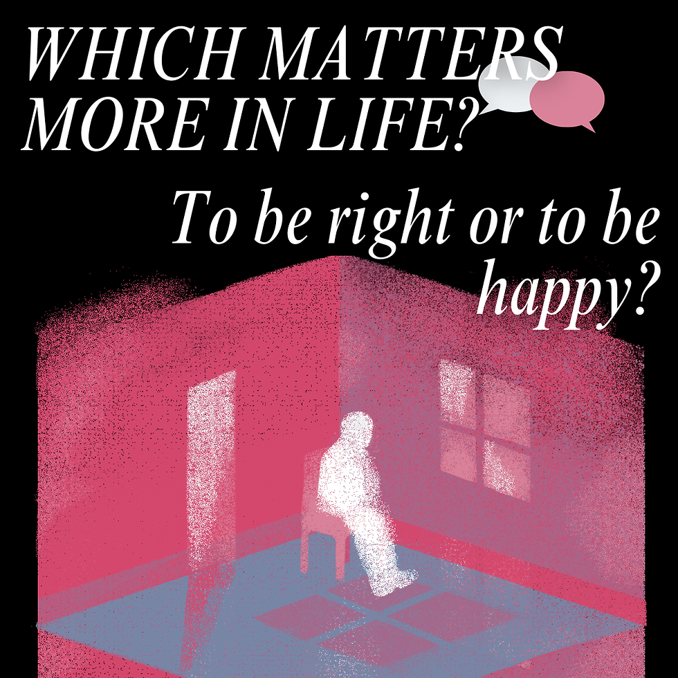 Which matters more in life?