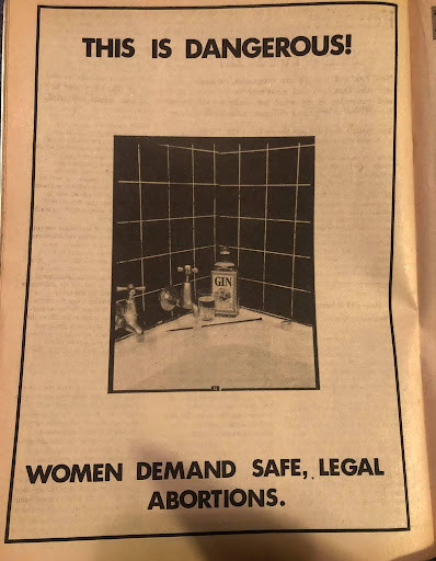 Tools for a home abortion arranged by a bathtub