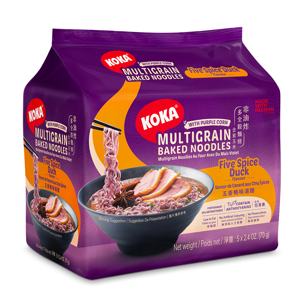 KOKA MULTIGRAIN - PURPLE CORN - FIVE SPICE DUCK - MULTIPACK