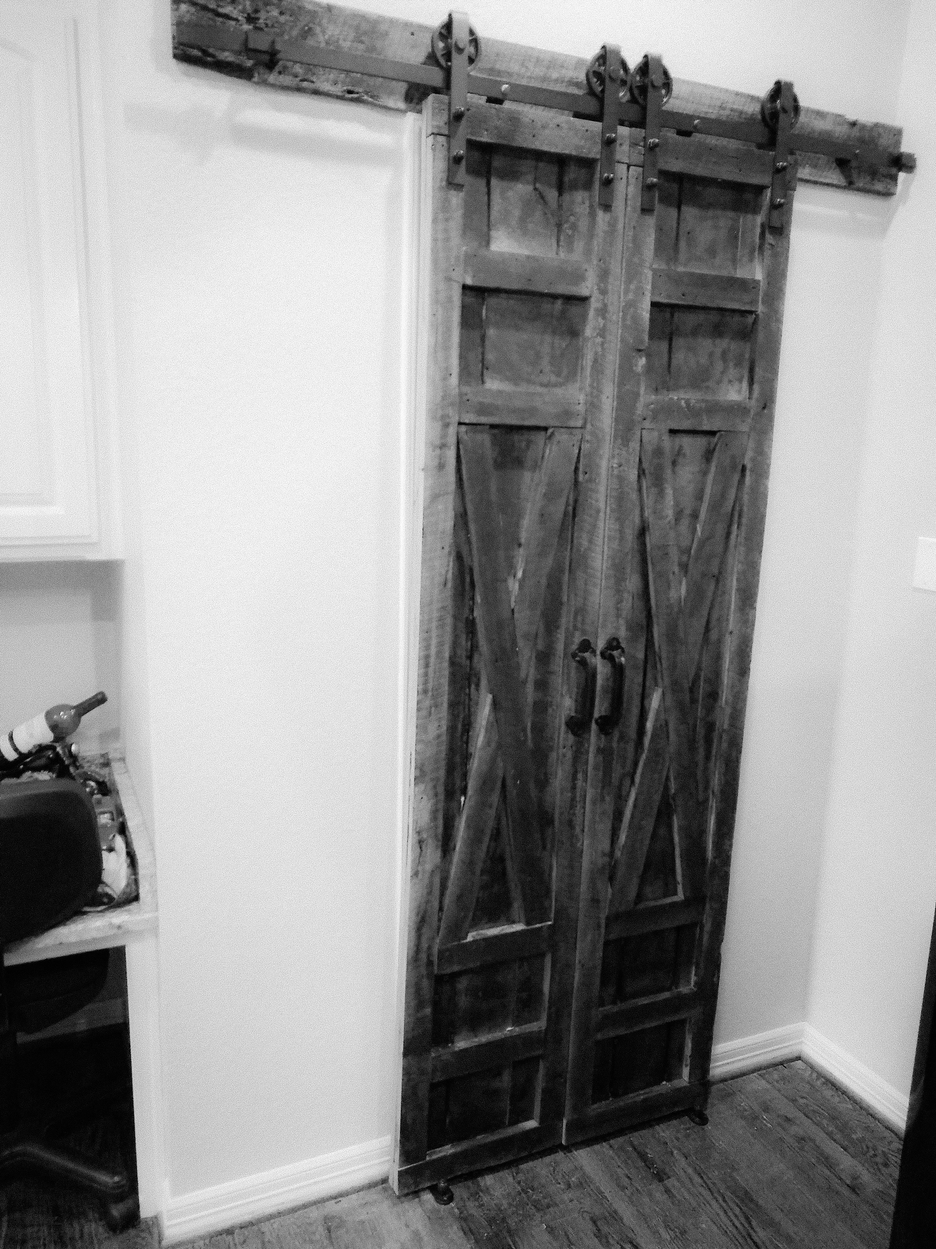 Oak Pantry Barn Door (set)