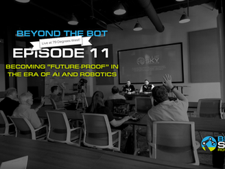Tony and Steven recording live for Beyond the Bot Episode 11