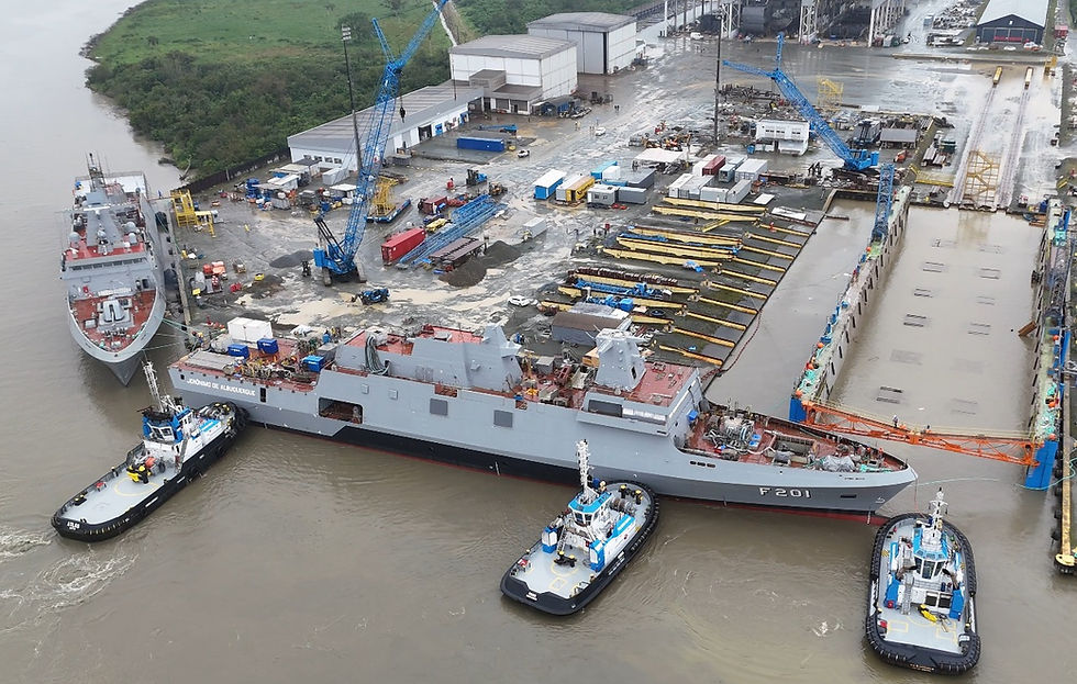 La Marina de Brasil logra un doble avance con las Fragatas Clase Tamandaré
