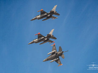 La segunda tanda de F-16 argentinos inició el vuelo ferry desde Dinamarca hacia Río Cuarto