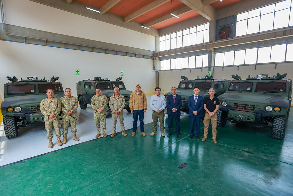 Perú inauguró su primera planta para ensamblaje de vehículos blindados 4×4 y 8×8