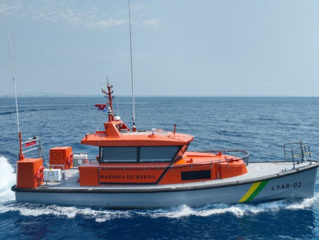 La Marinha Brasileira incorpora nuevas lanchas Damen SAR 1605 para misiones de búsqueda y rescate