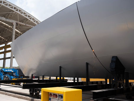 Cotecmar realiza unión de bloques de la patrullera oceánica colombiana