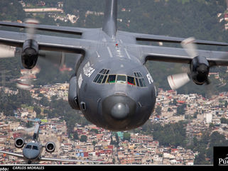 Volamos con la Fuerza Aérea Mexicana sobre Ciudad de México