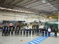 IDV inauguró una nueva línea de producción en Brasil para fabricar el LMV-BR 2 Guaicurus