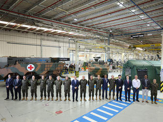 IDV inauguró una nueva línea de producción en Brasil para fabricar el LMV-BR 2 Guaicurus