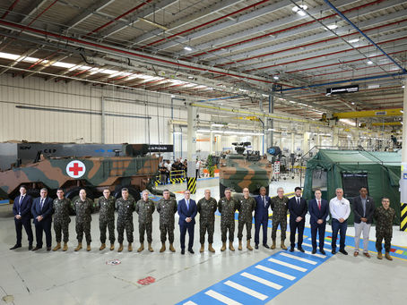 IDV inauguró una nueva línea de producción en Brasil para fabricar el LMV-BR 2 Guaicurus