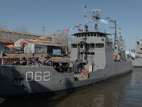 Tandanor entregó a la Armada Argentina la ARA Rosales y el ARA Ciudad de Rosario tras ser reparados