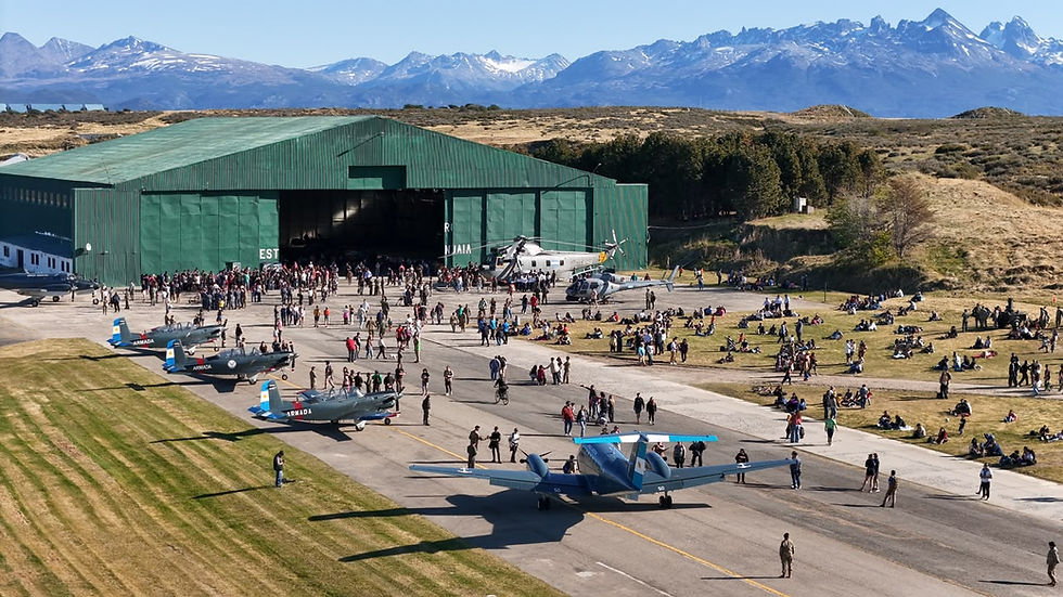 La Aviación Naval Argentina cerró su despliegue en Tierra del Fuego con puertas abiertas