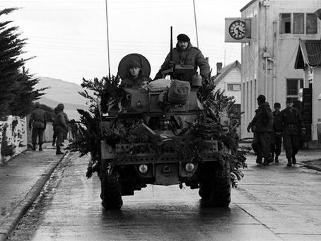 Los Panhard en Malvinas