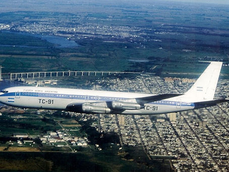 Operaciones de los B-707 de la Fuerza Aérea Argentina en Malvinas