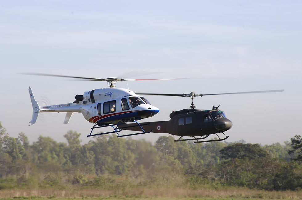 Llegaron a Paraguay los cuatro Bell UH-1H donados por Taiwán