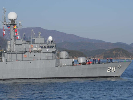 La corbeta BAP Guise inició su viaje desde Corea hacia Perú