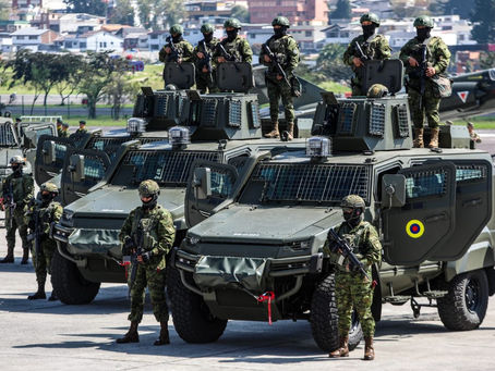 El Ejército Ecuatoriano recibe blindados Otokar Ural