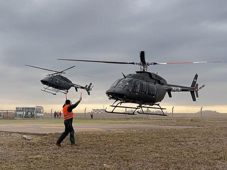 Los Bell 407GXi para el Ejército Argentino llegaron a la Argentina