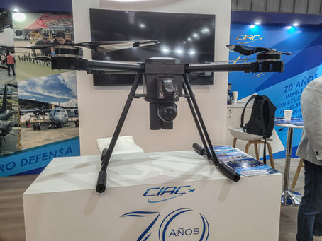CIAC se destaca en FIDAE 2026 con su dron D.R.A.G.O.M.