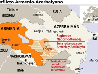Conflicto bélico entre Armenia y Azerbaiyán, escenario de Drones.