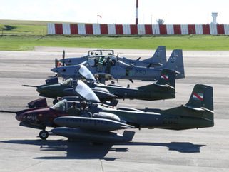 La Fuerza Aérea Uruguaya dio de baja sus Cessna A-37B Dragonfly
