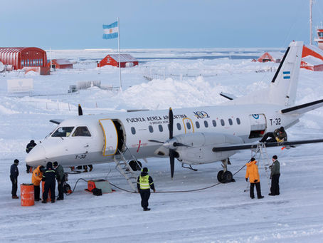 La Fuerza Aérea Argentina realiza la primera operación en invierno con Saab 340
